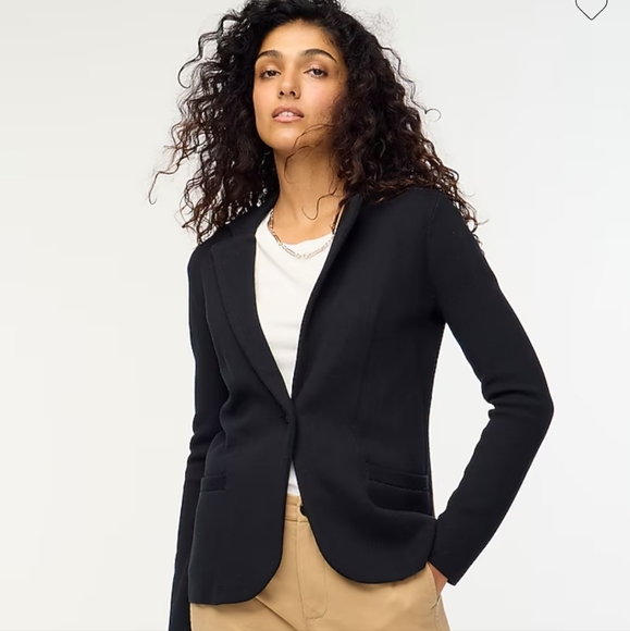 J. Crew Schoolboy sweater blazer Black Size XS - Picture 1 of 8